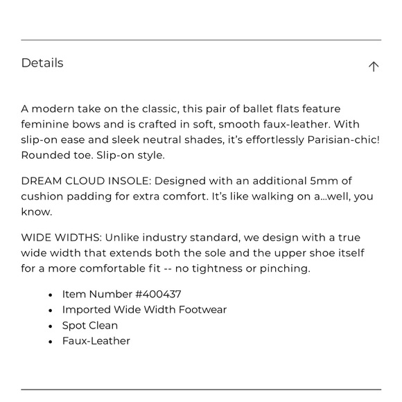 LANE BRYANT NWT Women’s Size 9 Brown Bakker Flats Dream Cloud Bow - Picture 3 of 8